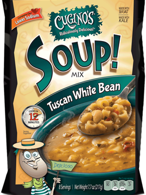 CUGINOS: Mix Soup Tuscan Whte Bean, 7.65 oz - #tag1# - #tag2#