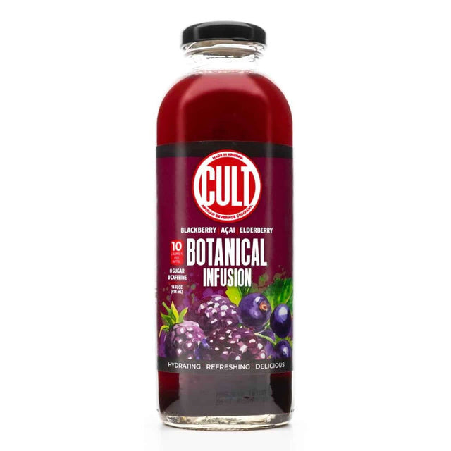 CULT COFFEE ROASTER: Blackberry Acai Botanical Infusion, 14 fo - #tag1# - #tag2#