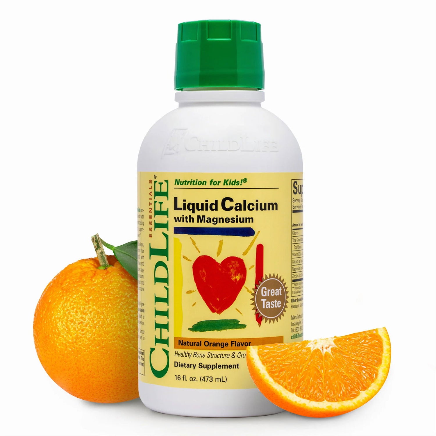 ChildLife Essentials Liquid Calcium - Orange Flavor, 16 fl oz - #tag1# - #tag2#