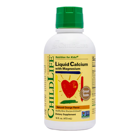 ChildLife Essentials Liquid Calcium - Orange Flavor, 16 fl oz - #tag1# - #tag2#