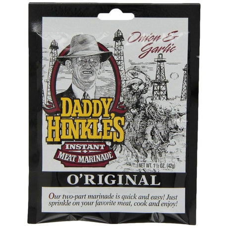 DADDY HINKLE: Instant Meat Marinade Original, 1.5 oz - Sunshine Co Op. - #tag1# - #tag2# - #tag3# - #tag4#