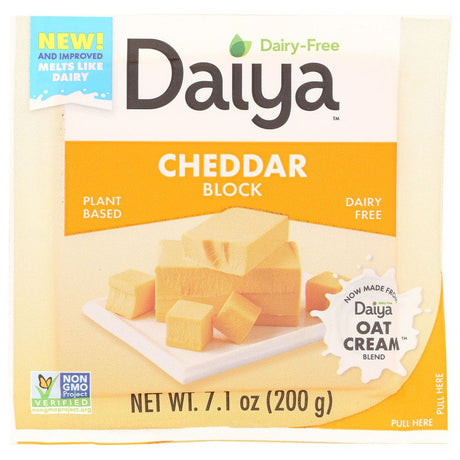 DAIYA: Dairy-Free Medium Cheddar Style Block, 7.1 oz - #tag1# - #tag2#