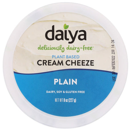 DAIYA: Dairy Free Cream Cheese Style Spread Plain, 8 oz - #tag1# - #tag2#
