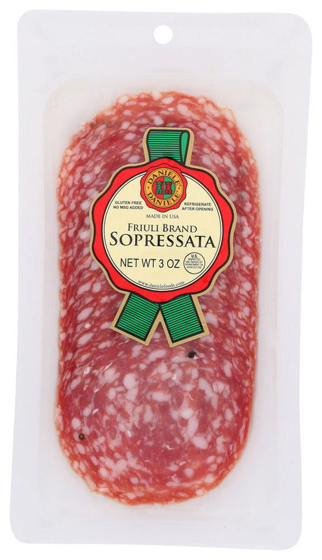DANIELE: Sopressata Swt Sliced, 3 oz - #tag1# - #tag2#