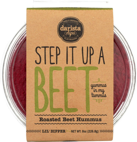 DARISTA DIPS: Roasted Beet Hummus, 8 oz - #tag1# - #tag2#