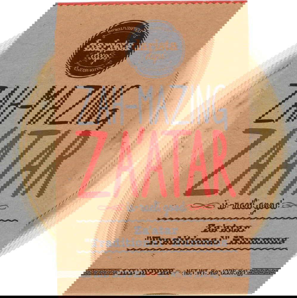 DARISTA DIPS: Za Atar Traditional Hummus, 8 oz - #tag1# - #tag2#