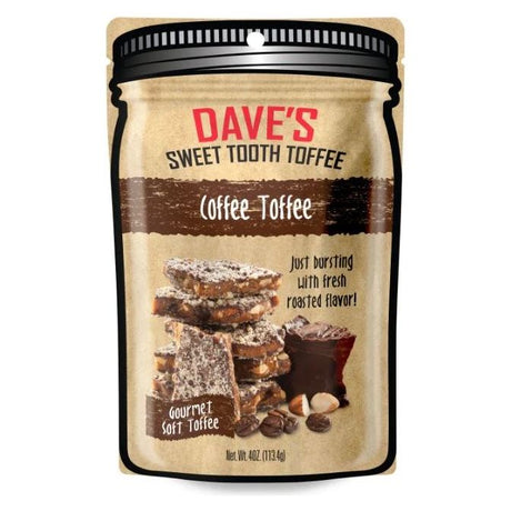 DAVES SWEET TOOTH: Coffee Toffee, 4 oz - #tag1# - #tag2#