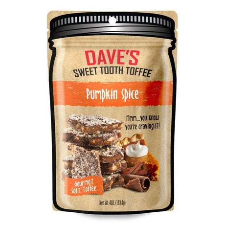 DAVES SWEET TOOTH: Pumpkin Spice Toffee, 4 oz - #tag1# - #tag2#