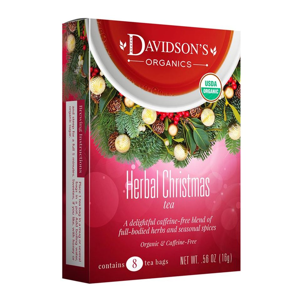 DAVIDISONS: Herbal Christmas Tea 8 Tea Bags, 0.56 oz - #tag1# - #tag2#