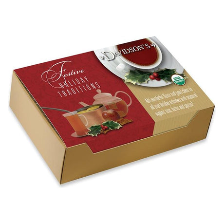 DAVIDSONS: Holiday Traditions Assorted Tea, 100 pc - #tag1# - #tag2#