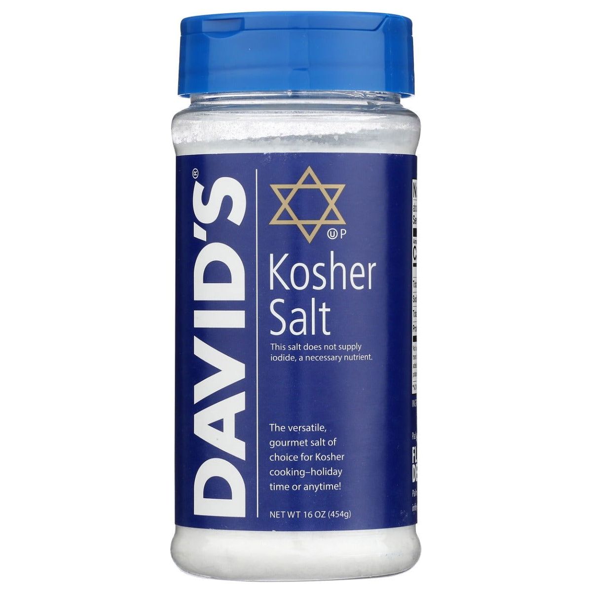 DAVIDS: Kosher Salt, 16 oz - Sunshine Co Op. - #tag1# - #tag2# - #tag3# - #tag4#
