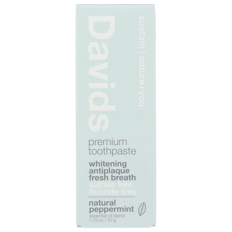 DAVIDS: Toothpaste Peppermnt Tria, 1.75 OZ - #tag1# - #tag2#