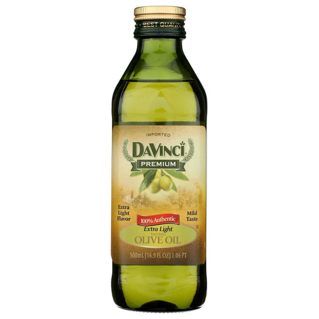 DAVINCI: Extra Light 100% Pure Olive Oil, 16.9 oz - #tag1# - #tag2#