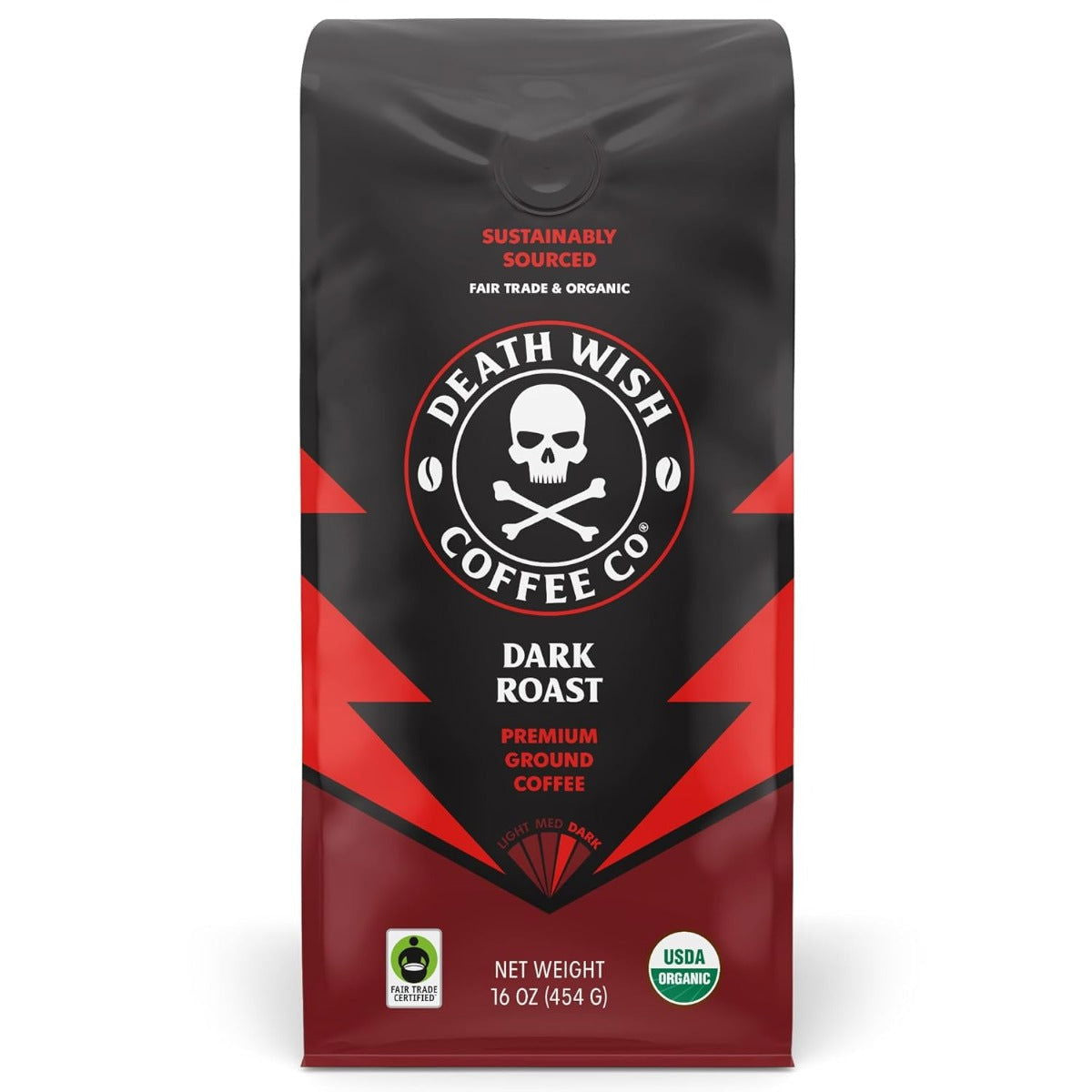 DEATH WISH COFFEE: Organic Ground Coffee Beans, 1 lb - Sunshine Co Op. - #tag1# - #tag2# - #tag3# - #tag4#