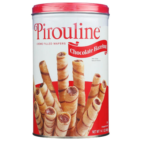 DEBEUKELAER: Pirouline Creme Filled Wafers Chocolate Hazelnut, 14.1 oz - Sunshine Co Op. - #tag1# - #tag2# - #tag3# - #tag4#