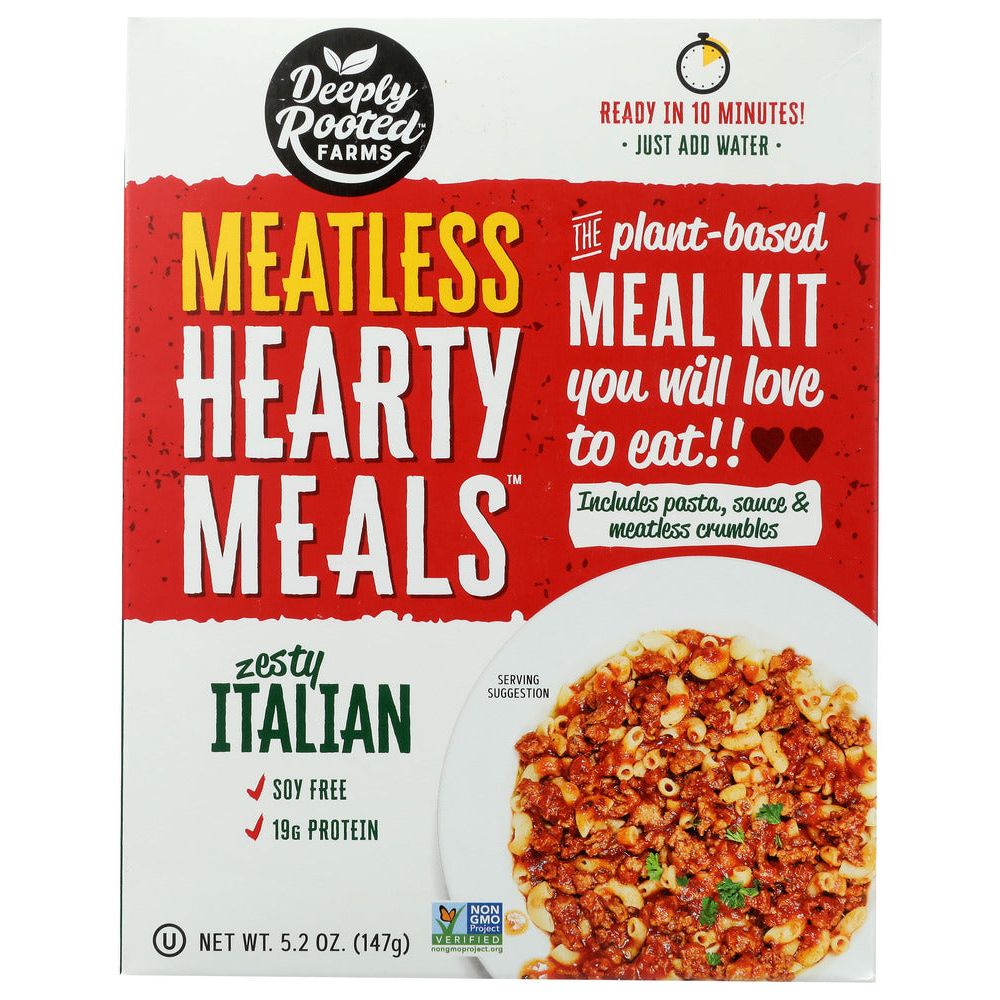 DEEPLY ROOTED: Hearty Meals Zesty Italian Pasta Bowl, 5.2 oz - #tag1# - #tag2#