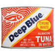 DEEP BLUE: Chunk White Albacore Tuna In Water, 4 lb - Sunshine Co Op. - #tag1# - #tag2# - #tag3# - #tag4#