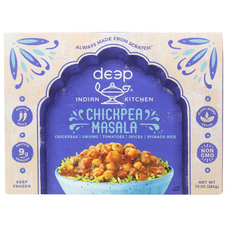 DEEP INDIAN KITCHEN: Entree Chkpea Masal Rice, 10 oz - #tag1# - #tag2#