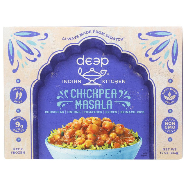 DEEP INDIAN KITCHEN: Entree Chkpea Masal Rice, 10 oz - #tag1# - #tag2#