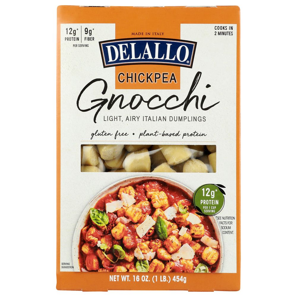DELALLO: Gnocchi Chickpea, 16 OZ - #tag1# - #tag2#