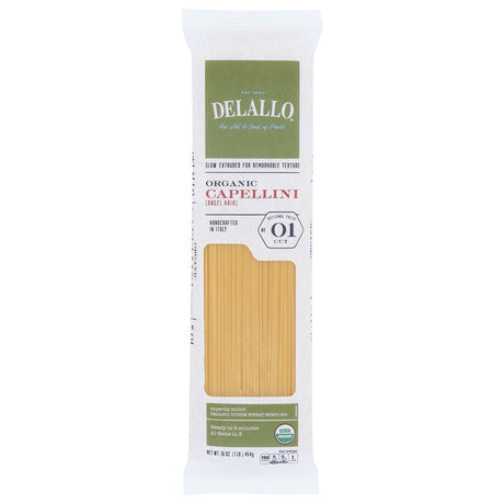 DELALLO: Organic Capellini, 1 lb - #tag1# - #tag2#