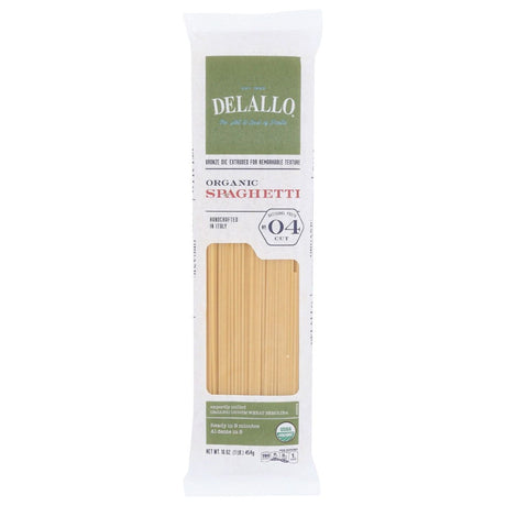 DELALLO: Organic Spaghetti, 16 oz - Sunshine Co Op. - #tag1# - #tag2# - #tag3# - #tag4#