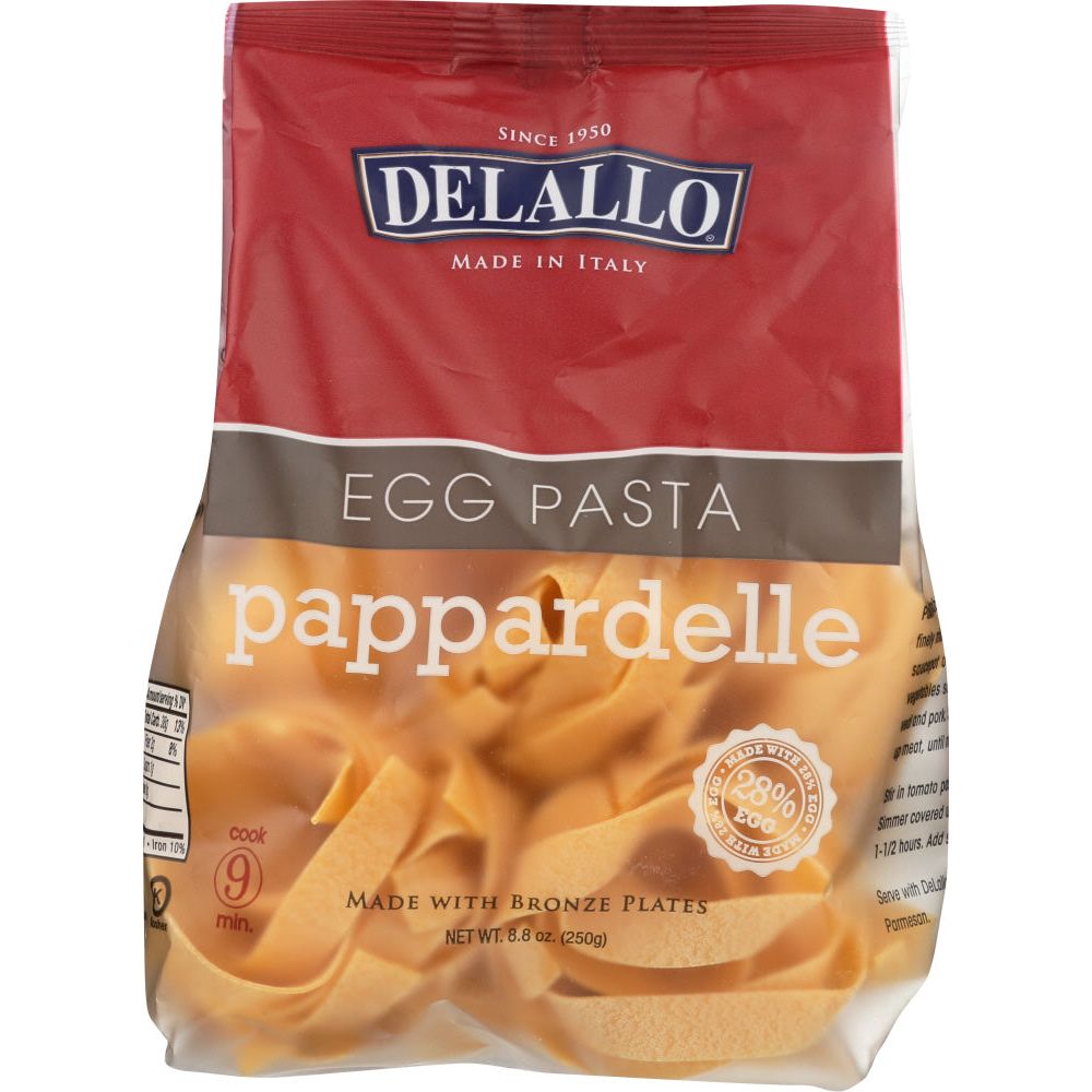 DELALLO: Pasta Egg Pappardelle, 8.8 oz - #tag1# - #tag2#