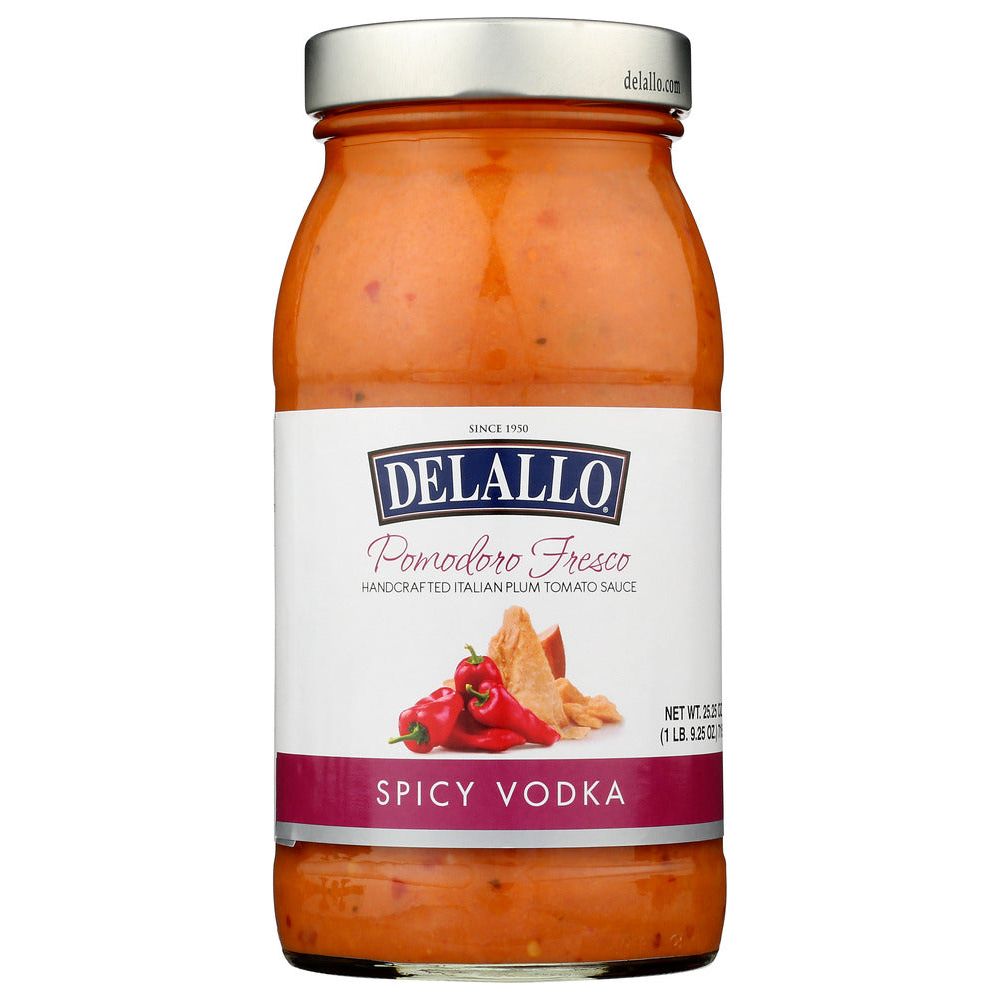 DELALLO: Pomodoro Spicy Vodka Sauce, 25.25 OZ - #tag1# - #tag2#