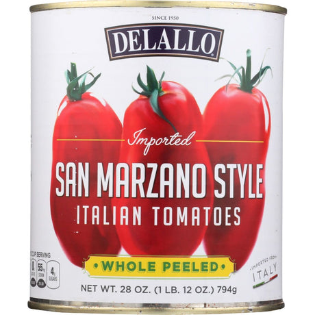 DELALLO: San Marzano Style Whole Peeled Tomatoes, 28 oz - #tag1# - #tag2#