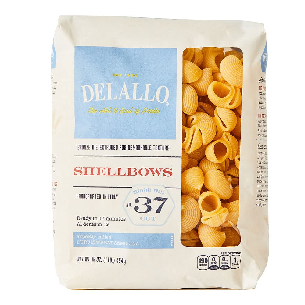 DELALLO: Shellbows Pasta, 16 oz - #tag1# - #tag2#