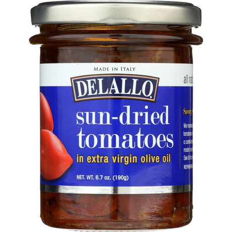 DELALLO: Sun Dried Tomatoes, 6.7 oz - Sunshine Co Op. - #tag1# - #tag2# - #tag3# - #tag4#