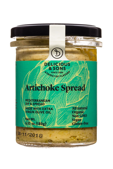 DELICIOUS AND SONS: Organic Artichoke Spread, 6.35 oz - #tag1# - #tag2#