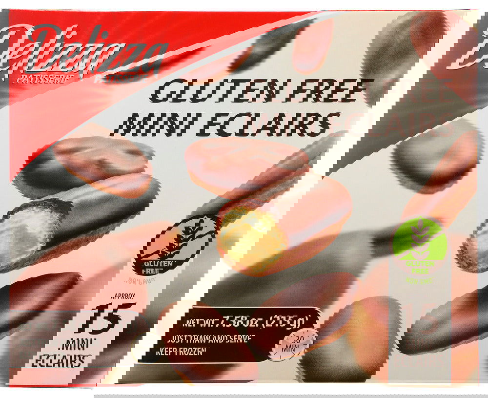 DELIZZA: Eclair Mini Gluten Free, 7.58 oz - #tag1# - #tag2#