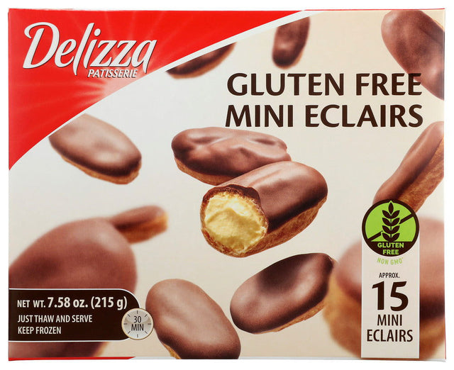 DELIZZA: Eclair Mini Gluten Free, 7.58 oz - #tag1# - #tag2#