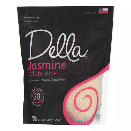 DELLA GOURMET: White Jasmine Rice, 28 oz - Sunshine Co Op. - #tag1# - #tag2# - #tag3# - #tag4#