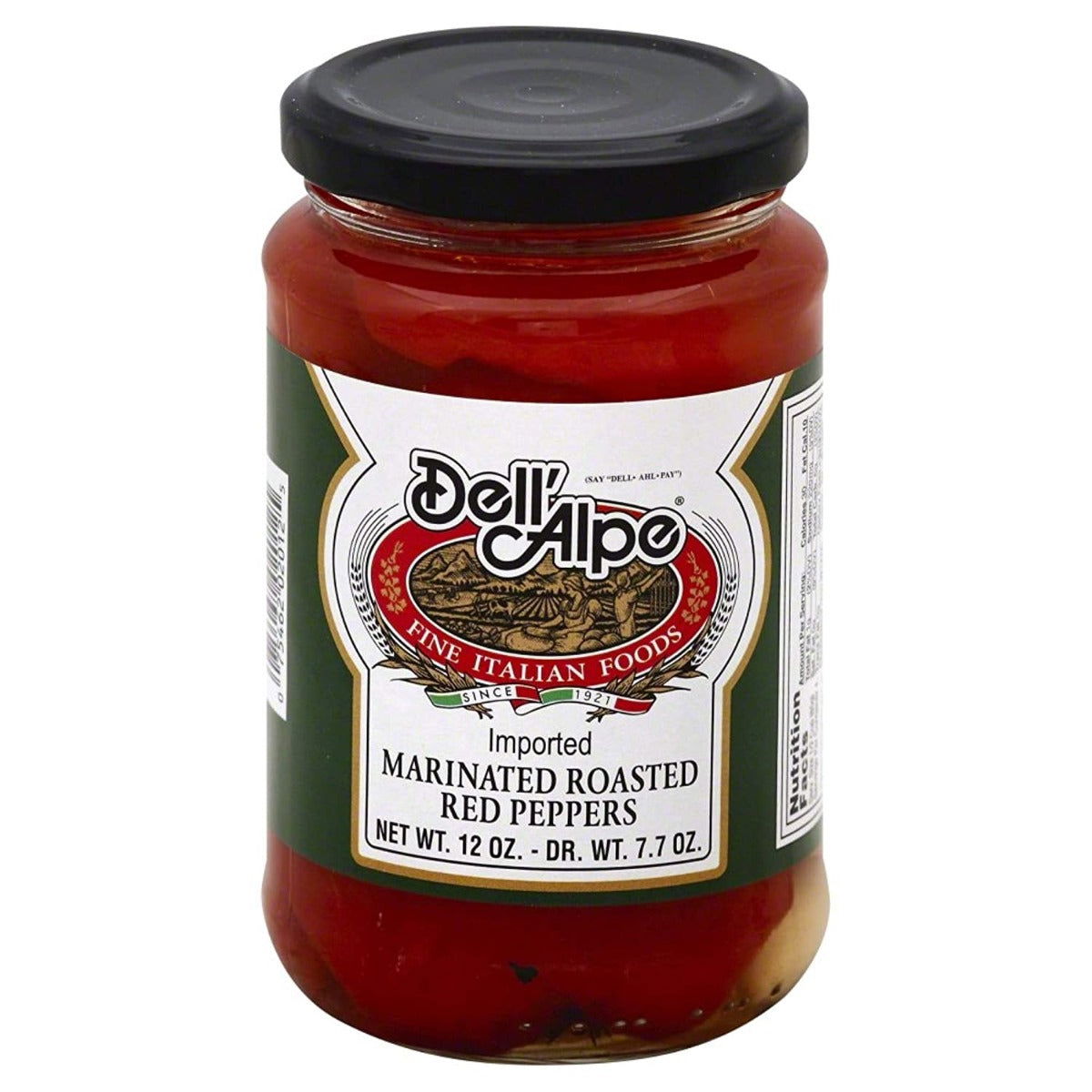 DELL ALPE: Marinated Roasted Red Pepper, 12 oz - #tag1# - #tag2#