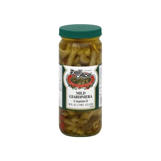 DELL ALPE: Mild Giardiniera In Vegetable Oil, 16 oz - #tag1# - #tag2#