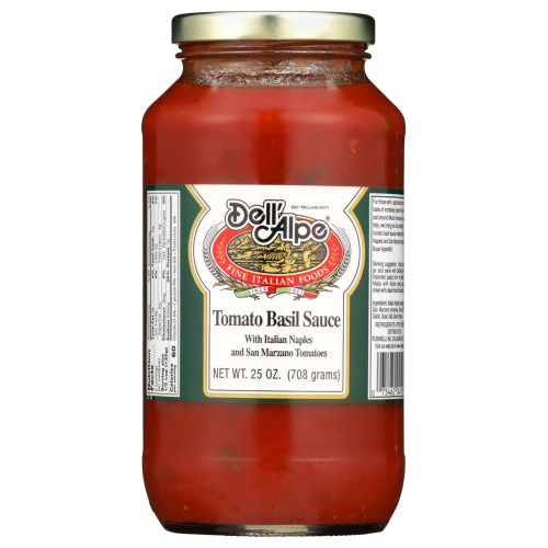 DELL ALPE: Sauce Tomato Basil, 25 OZ - #tag1# - #tag2#