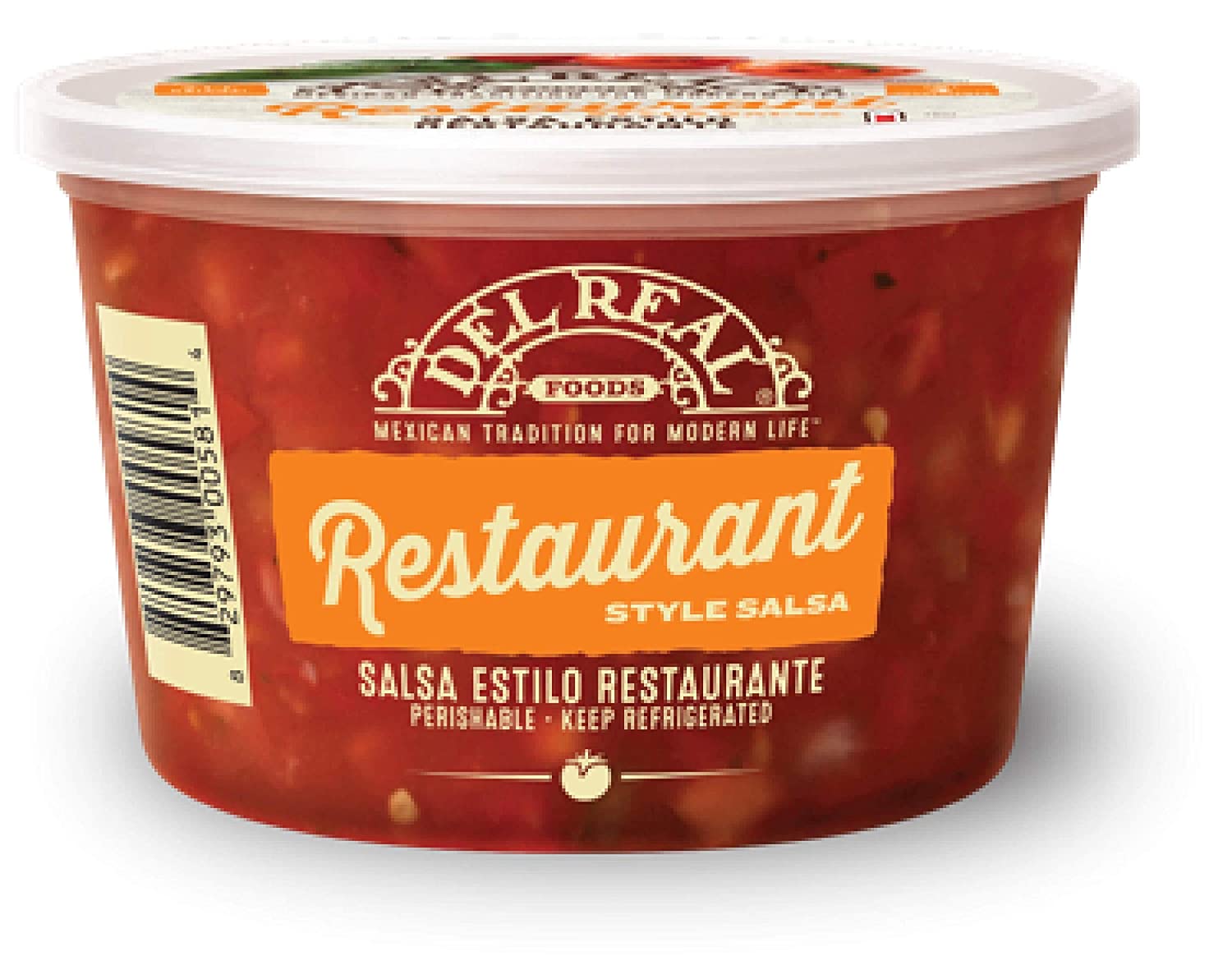 DEL REAL FOODS: Salsa Restaurant Style, 15 oz - #tag1# - #tag2#