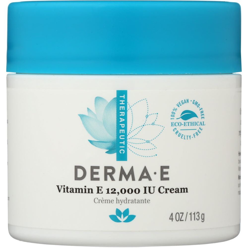 DERMA E: Vitamin E 12000 IU Cream, 4 oz - #tag1# - #tag2#