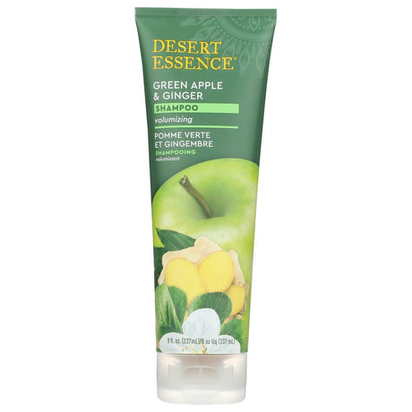DESERT ESSENCE: Organics Shampoo Green Apple and Ginger, 8 oz - #tag1# - #tag2#