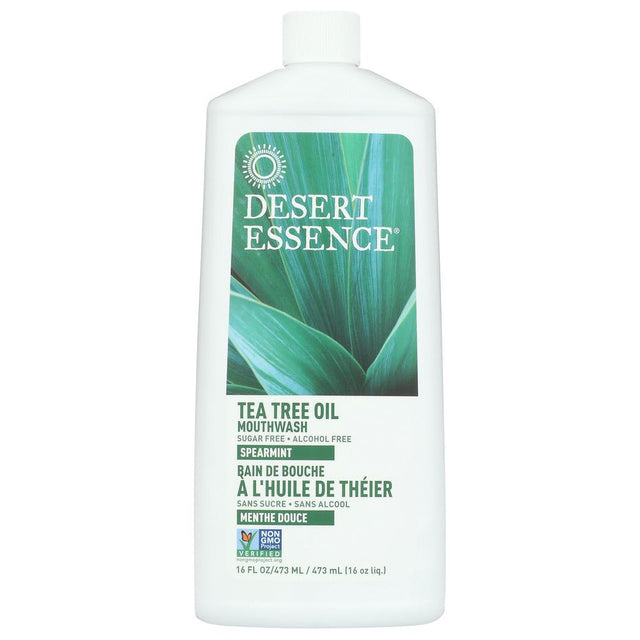 DESERT ESSENCE: Tea Tree Oil Mouthwash, 16 oz - #tag1# - #tag2#