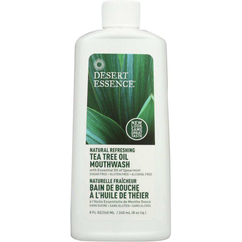 DESERT ESSENCE: Tea Tree Oil Mouthwash, 8 oz - #tag1# - #tag2#