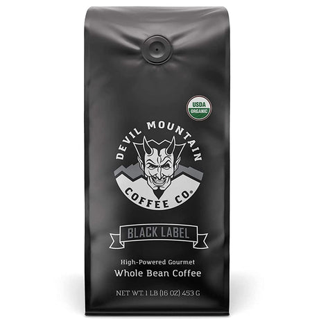 DEVIL MOUNTAIN COFFEE: Black Label Coffee Whole Bean, 1 lb - #tag1# - #tag2#