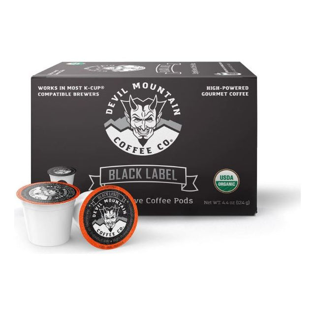 DEVIL MOUNTAIN COFFEE: Black Label K Cups Coffee, 10 ea - #tag1# - #tag2#