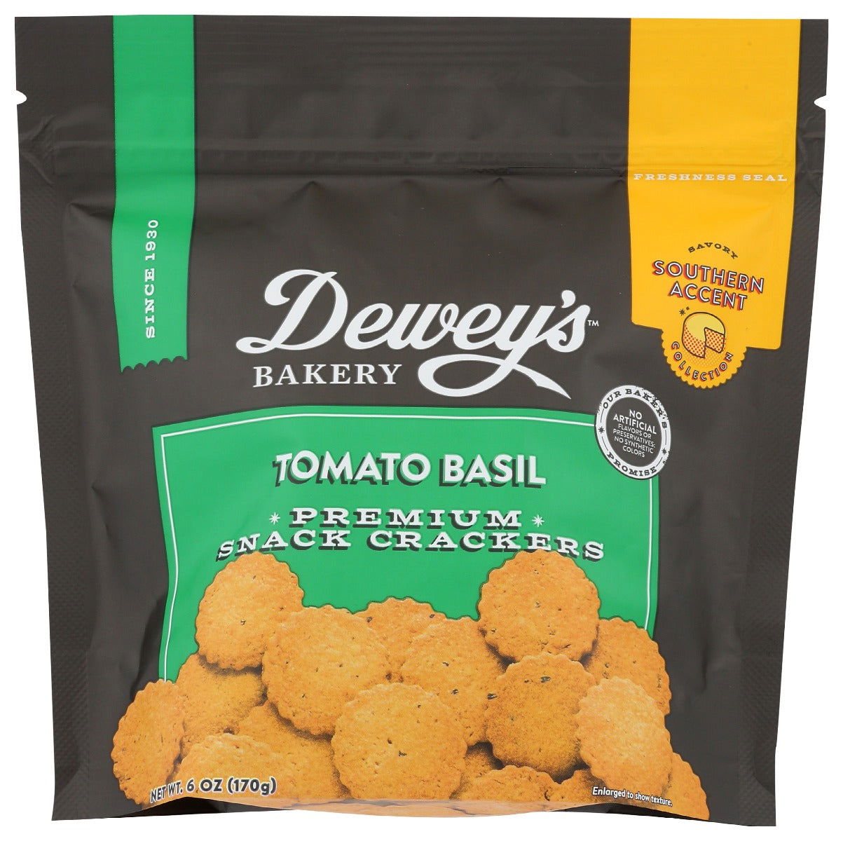 DEWEYS: Crackers Tomato Basil Snk, 6 oz - #tag1# - #tag2#