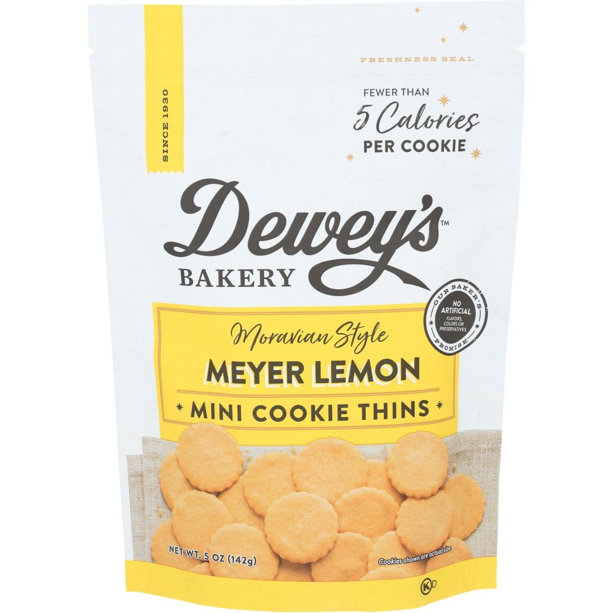DEWEYS: Meyer Lemon Moravian Mini Cookie Thins, 5 oz - #tag1# - #tag2#
