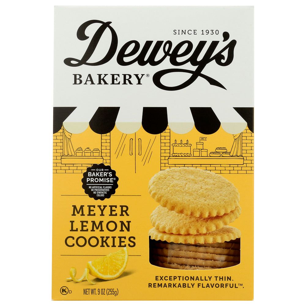 DEWEYS: Meyer Lemon Moravian Style Cookie Thins, 9 oz - #tag1# - #tag2#