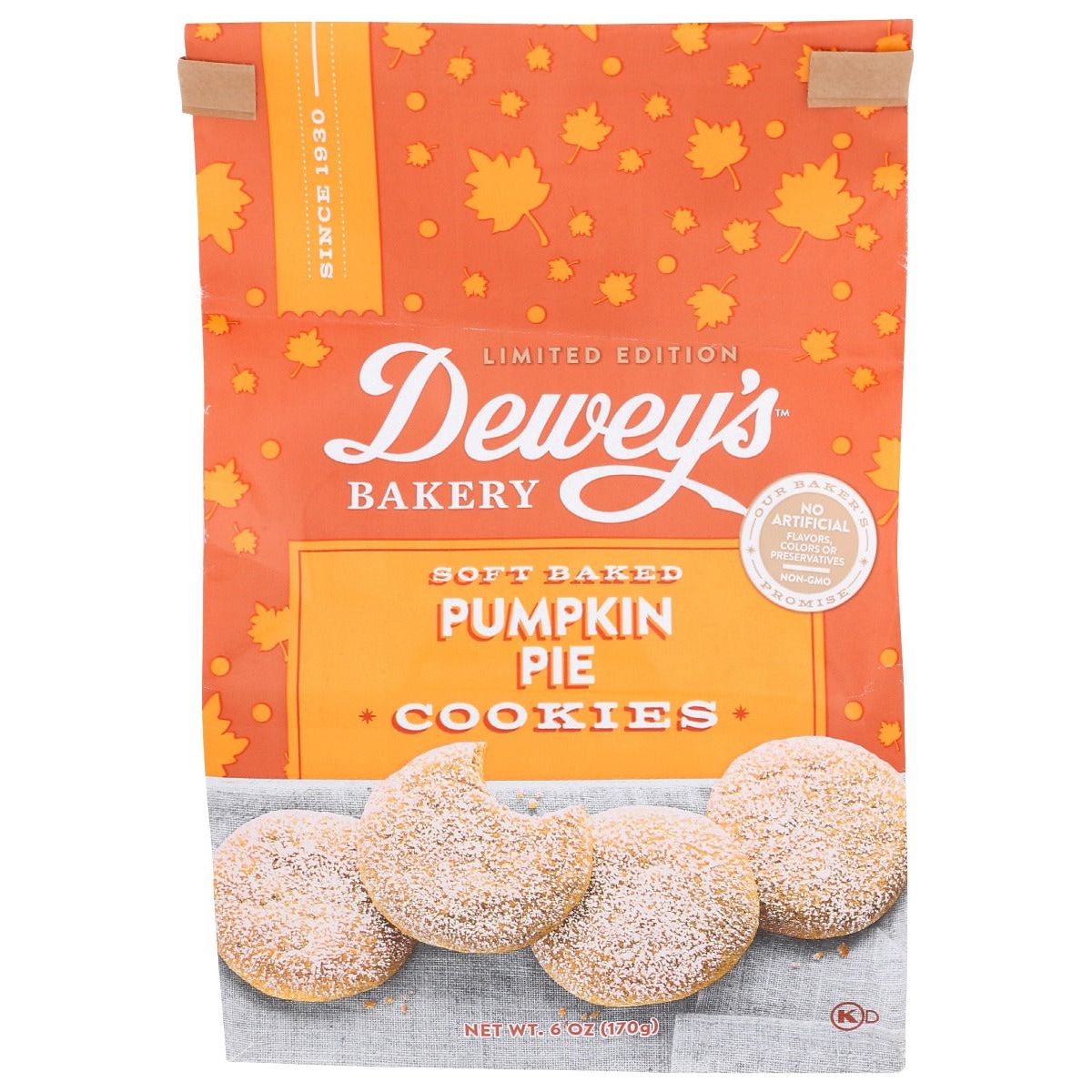 DEWEYS: Pumpkin Spice Soft Baked Cookies, 6 oz - #tag1# - #tag2#