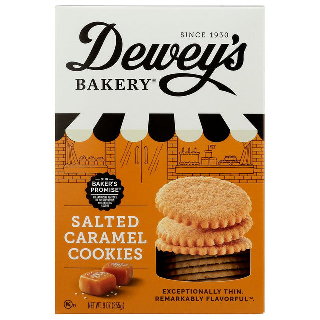 DEWEYS: Salted Caramel Moravian Cookie Thins, 9 oz - #tag1# - #tag2#